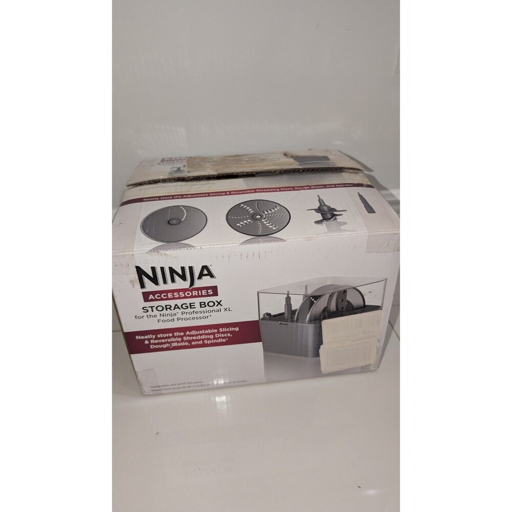 Ninja Professional XL Food Processor Accessories Storage Box New Open Box
